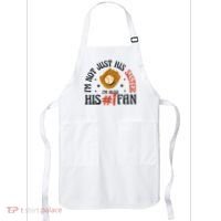 I'm Not Just His Sister I'm Also His Number One Fan Cute Baseball Apron thumb 0
