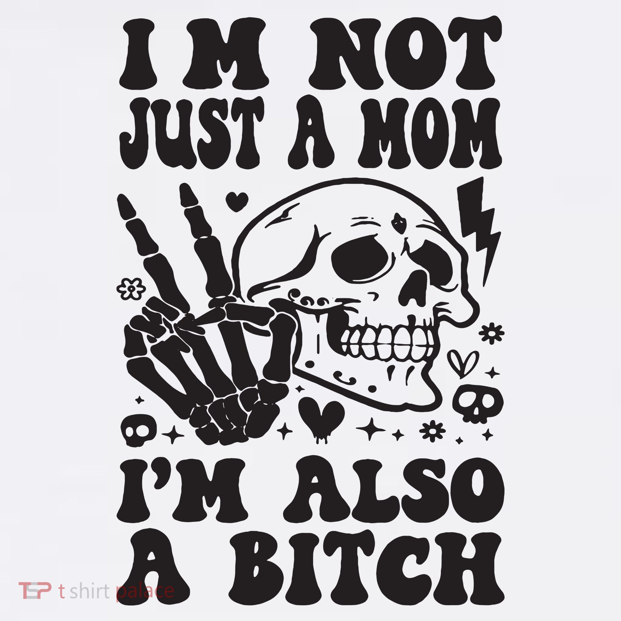 IM Not Just A Mom IM A Bitch Urban Oversized Heavyweight T-Shirt