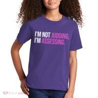 I'm Not Judging I'm Assessing Kids T-Shirt thumb 2