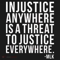 Injustice Anywhere is a Threat to JUSTICE Everywhere MLK Women's Hoodie thumb 2