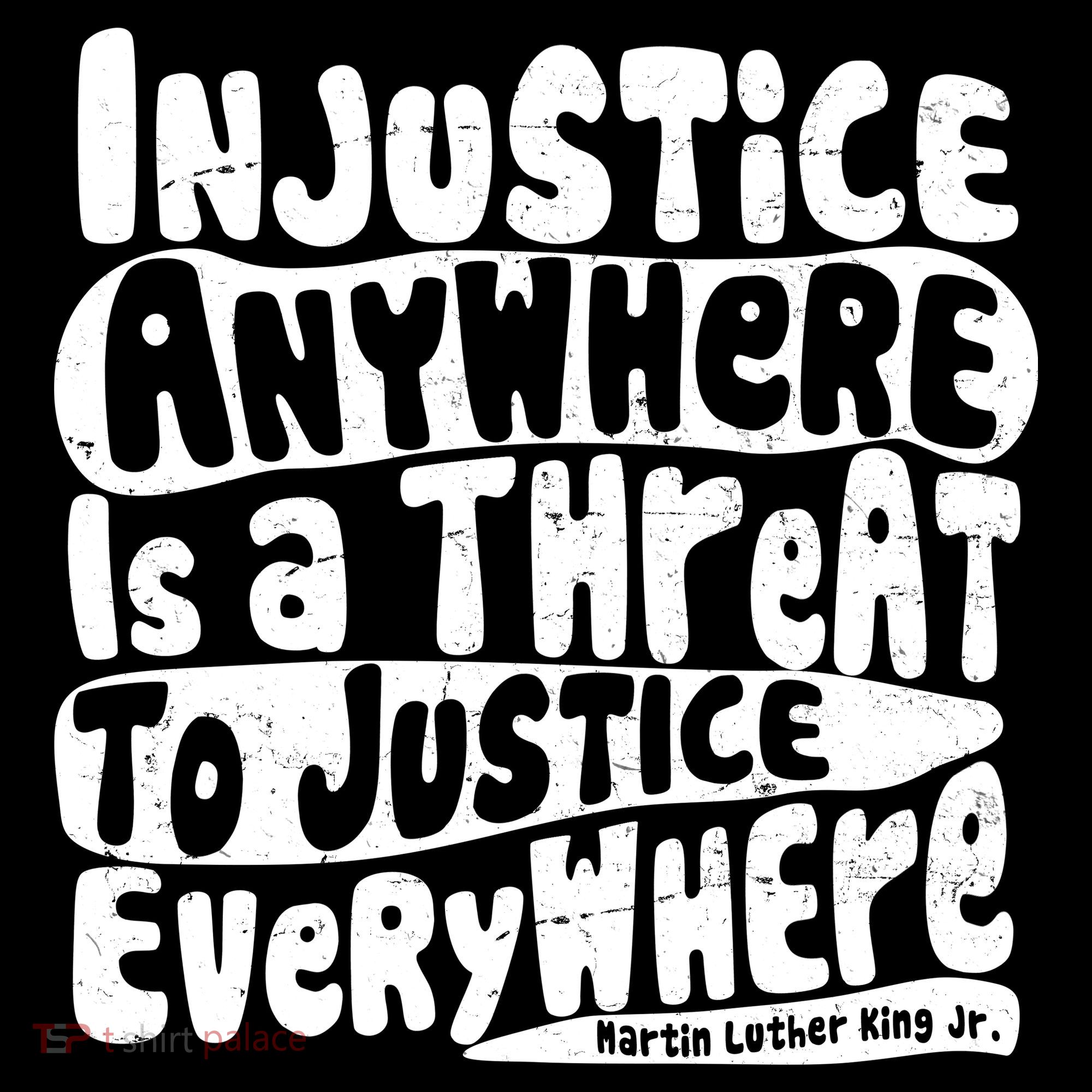 Injustice Anywhere Is A Threat To Justice Everywhere MLK Quote Women's Hoodie