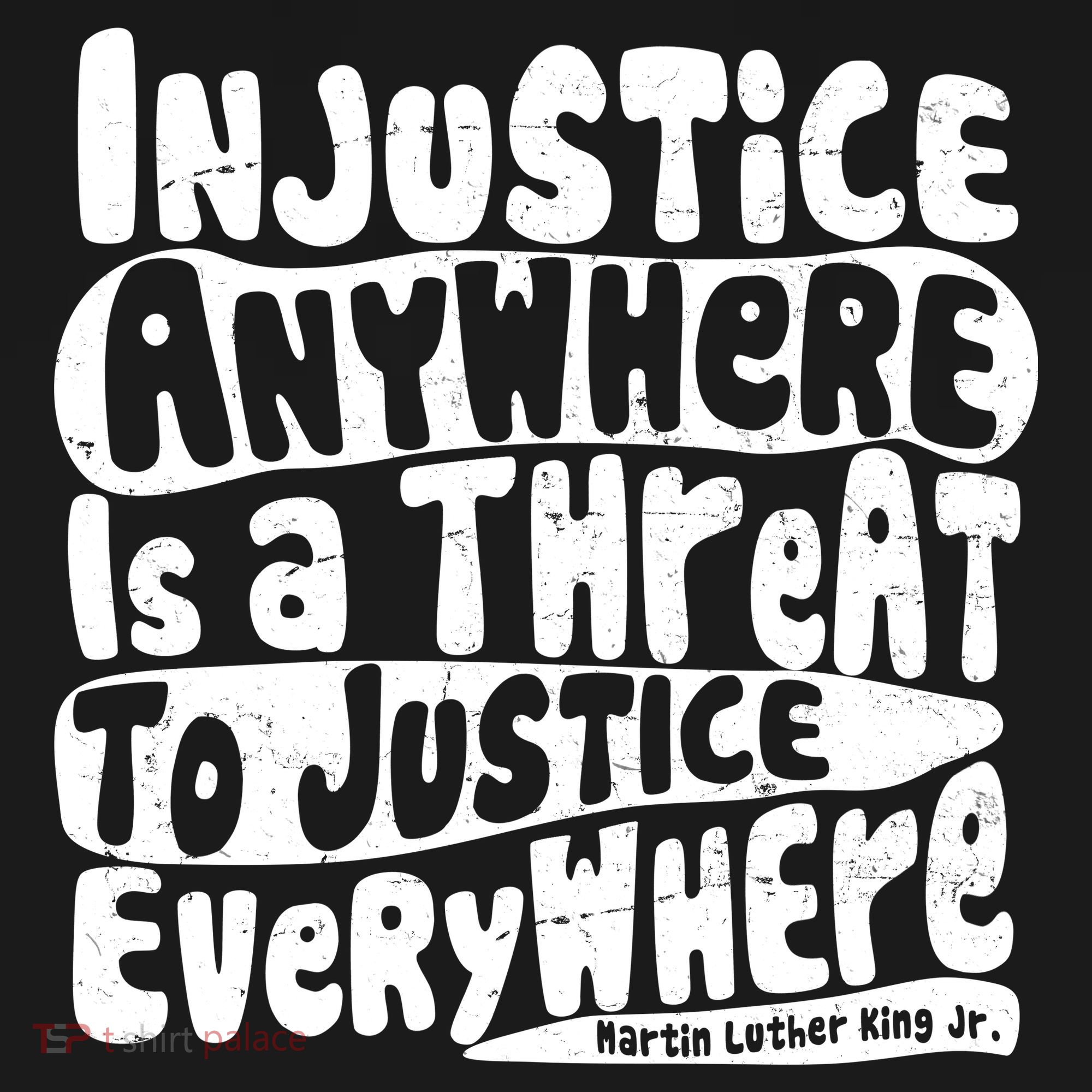 Injustice Anywhere Is A Threat To Justice Everywhere MLK Quote Mousepad