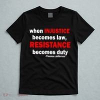 Injustice Becomes Law Resistance Duty T-Shirt thumb 5
