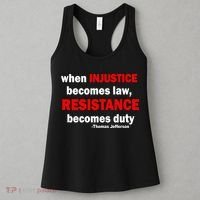 Injustice Becomes Law Resistance Duty Women's Tank Top thumb 3