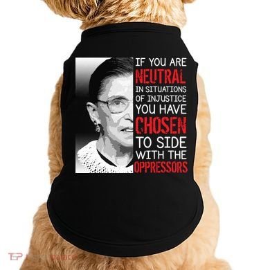 Injustice Ruth Bader Ginsburg Notorious RBG Quote Doggie Tank