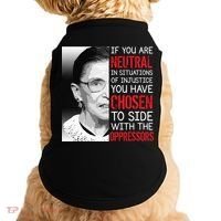 Injustice Ruth Bader Ginsburg Notorious RBG Quote Doggie Tank thumb 0