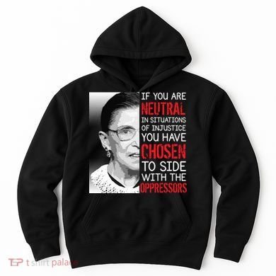 Injustice Ruth Bader Ginsburg Notorious RBG Quote Hoodie