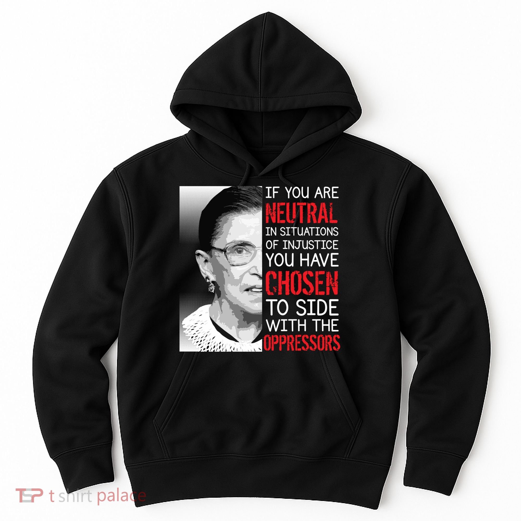 Injustice Ruth Bader Ginsburg Notorious RBG Quote Hoodie