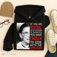 Injustice Ruth Bader Ginsburg Notorious RBG Quote Hoodie thumb 4