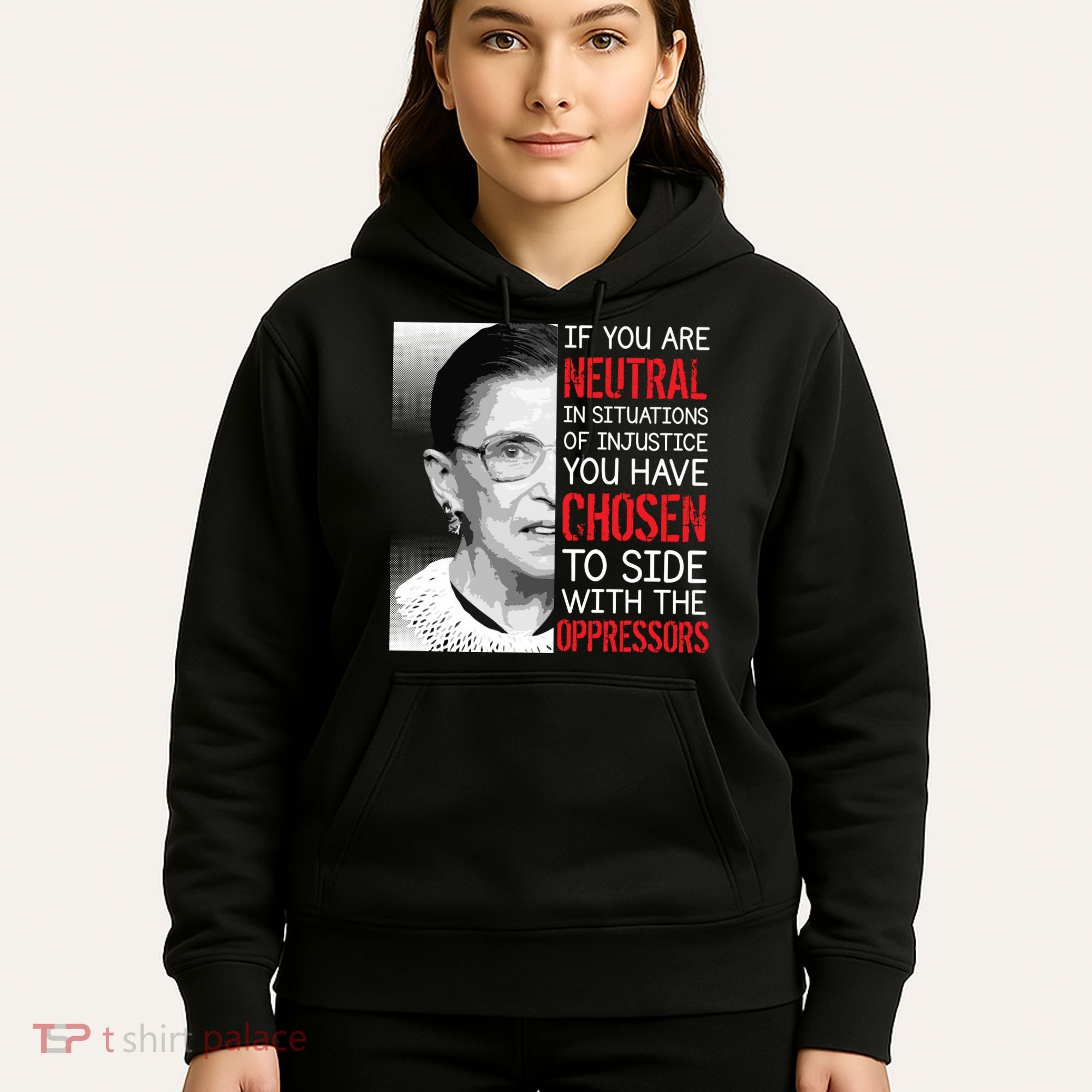 Injustice Ruth Bader Ginsburg Notorious RBG Quote Hoodie