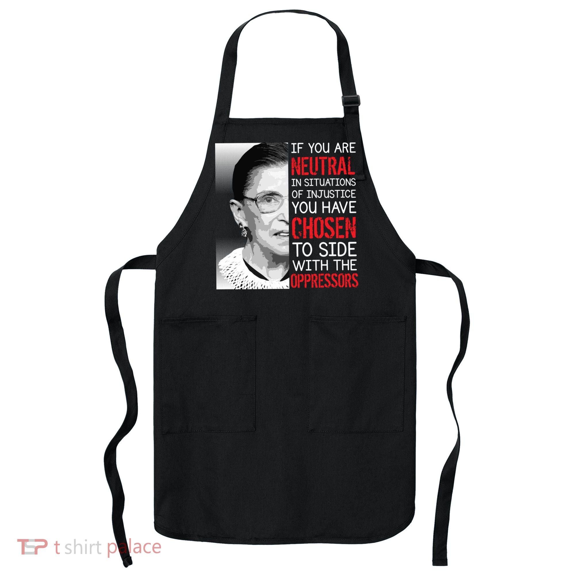 Injustice Ruth Bader Ginsburg Notorious RBG Quote Apron