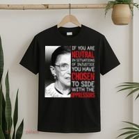 Injustice Ruth Bader Ginsburg Notorious RBG Quote T-Shirt thumb 2
