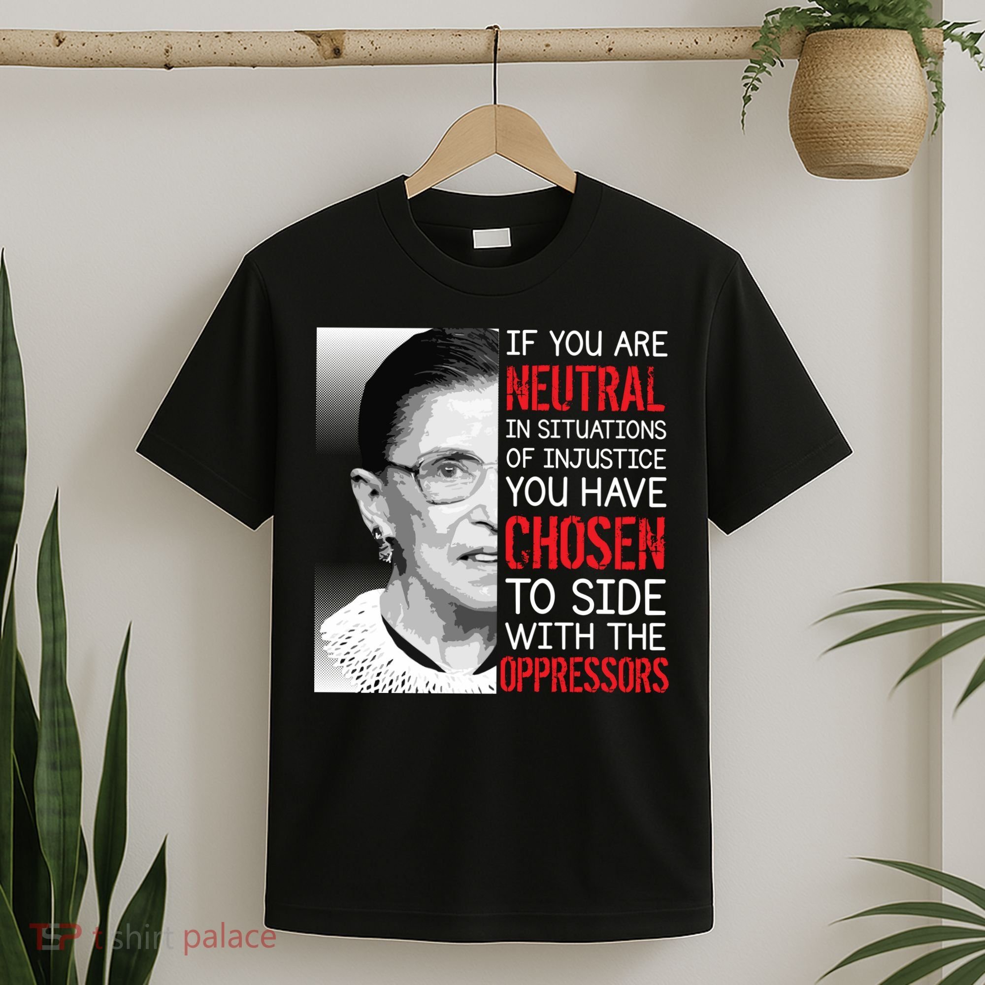 Injustice Ruth Bader Ginsburg Notorious RBG Quote T-Shirt