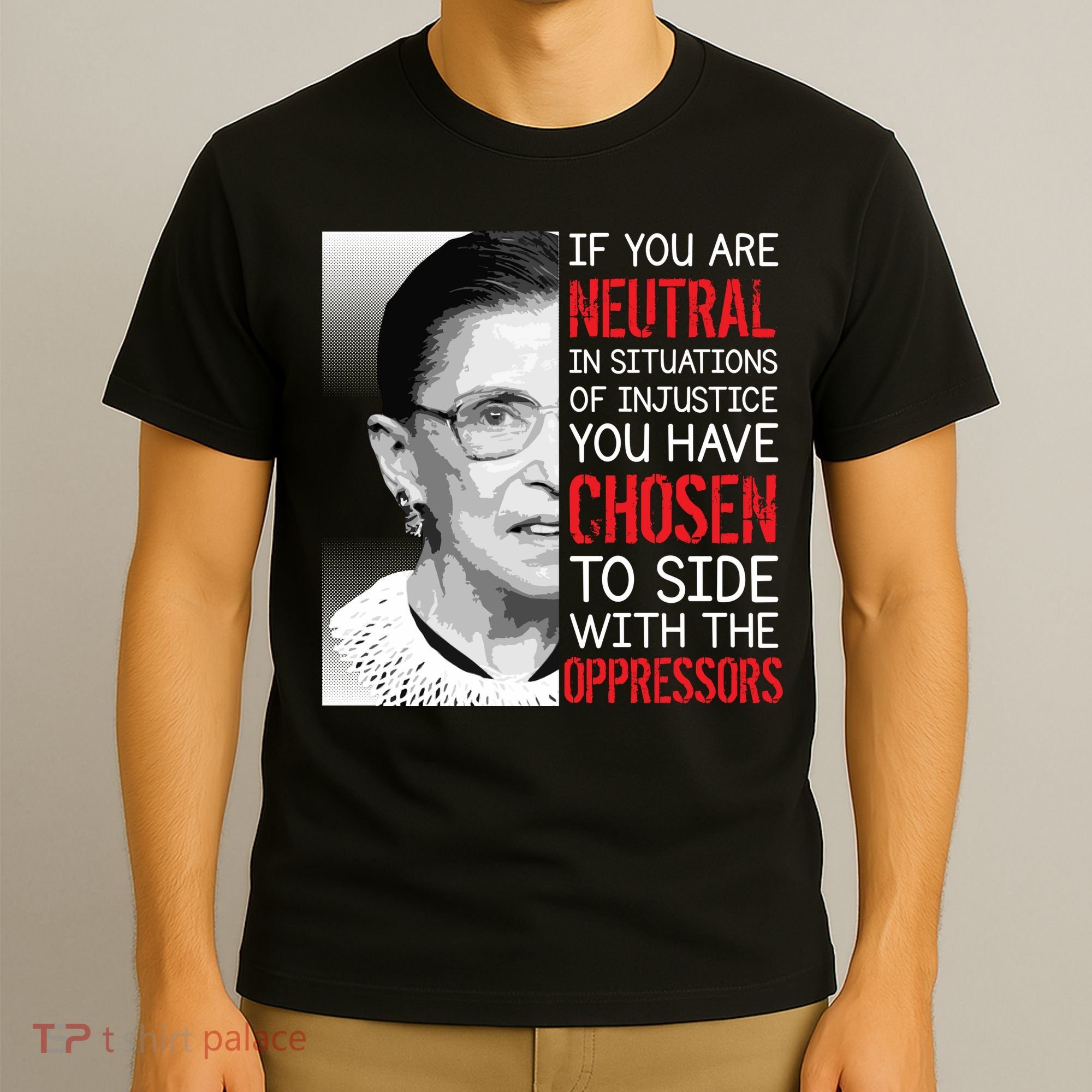 Injustice Ruth Bader Ginsburg Notorious RBG Quote T-Shirt