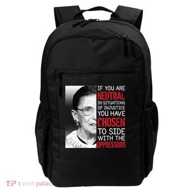 Injustice Ruth Bader Ginsburg Notorious RBG Quote Backpack
