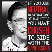 Injustice Ruth Bader Ginsburg Notorious RBG Quote Beanie thumb 2