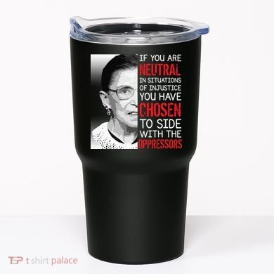 Injustice Ruth Bader Ginsburg Notorious RBG Quote Tumbler