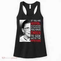 Injustice Ruth Bader Ginsburg Notorious RBG Quote Women's Tank Top thumb 0