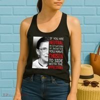 Injustice Ruth Bader Ginsburg Notorious RBG Quote Women's Tank Top thumb 2