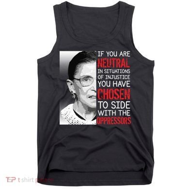 Injustice Ruth Bader Ginsburg Notorious RBG Quote Tank Top