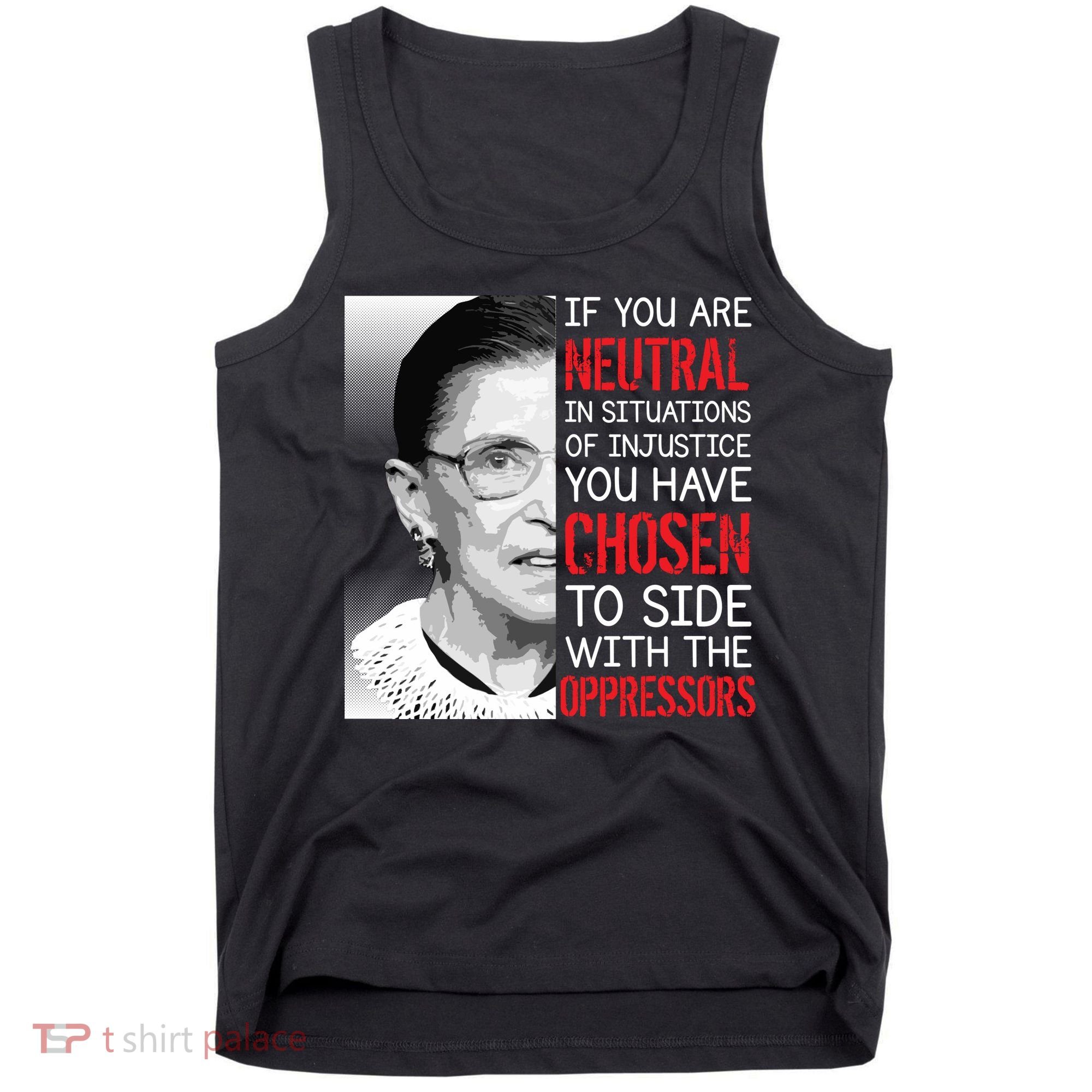 Injustice Ruth Bader Ginsburg Notorious RBG Quote Tank Top