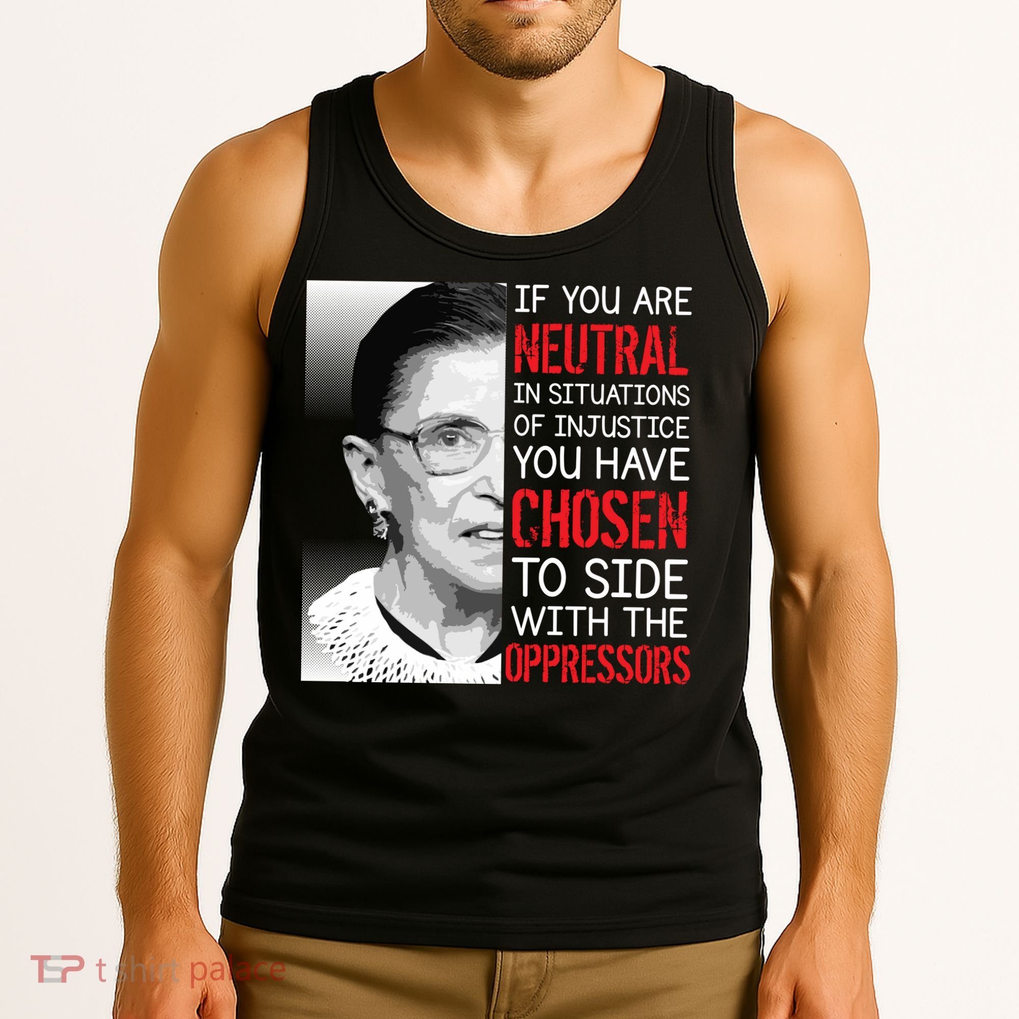 Injustice Ruth Bader Ginsburg Notorious RBG Quote Tank Top