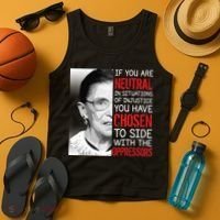 Injustice Ruth Bader Ginsburg Notorious RBG Quote Tank Top thumb 4