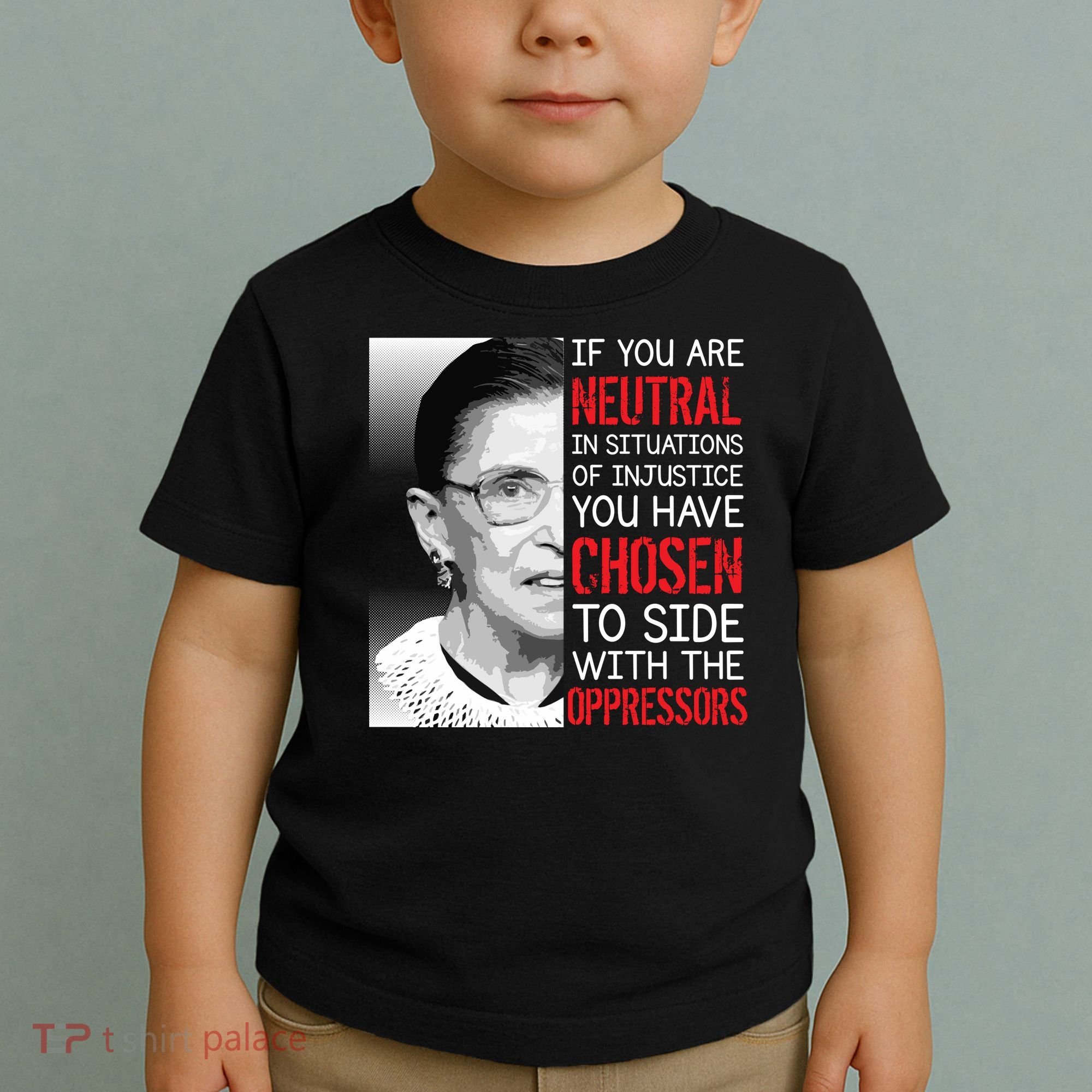 Injustice Ruth Bader Ginsburg Notorious RBG Quote Toddler T-Shirt
