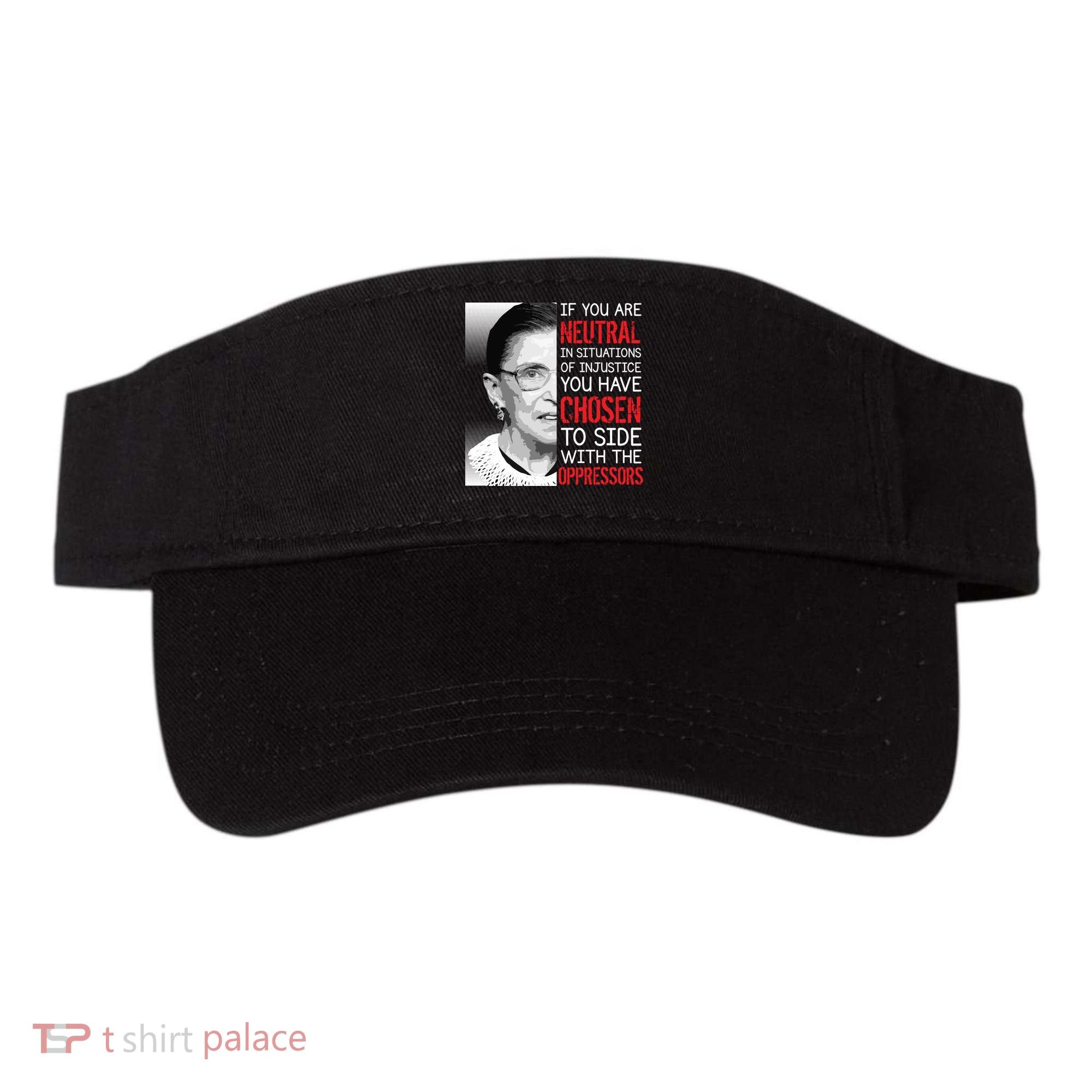Injustice Ruth Bader Ginsburg Notorious RBG Quote Visor