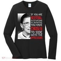 Injustice Ruth Bader Ginsburg Notorious RBG Quote Women's Long Sleeve Shirt thumb 0
