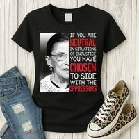 Injustice Ruth Bader Ginsburg Notorious RBG Quote Women's T-Shirt thumb 3