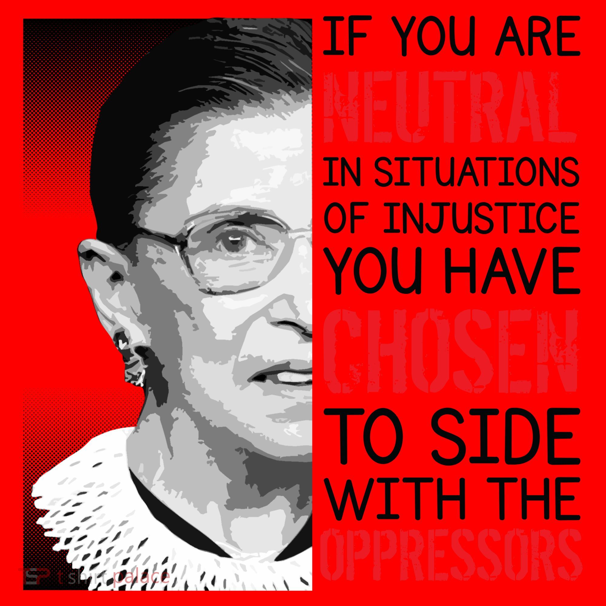Injustice Ruth Bader Ginsburg Notorious RBG Quote Santa Hat