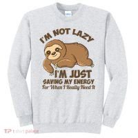I'm Not Lazy I'm Just Saving My Energy Funny Sloth Saying  Sweatshirt thumb 0