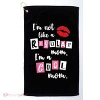 IM Not Like A Regular Mom IM A Cool Mom Cut Cool Mom Funny Gift Golf Towel thumb 0