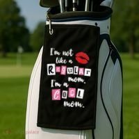 IM Not Like A Regular Mom IM A Cool Mom Cut Cool Mom Funny Gift Golf Towel thumb 2