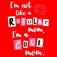 IM Not Like A Regular Mom IM A Cool Mom Cut Cool Mom Funny Gift Santa Hat thumb 1