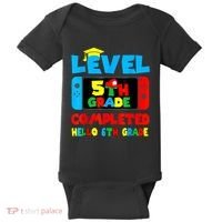 Icu Nurse Level 5th Grade Completed Hello 6th Grade Last Day Of School Gift Baby Bodysuit thumb 0