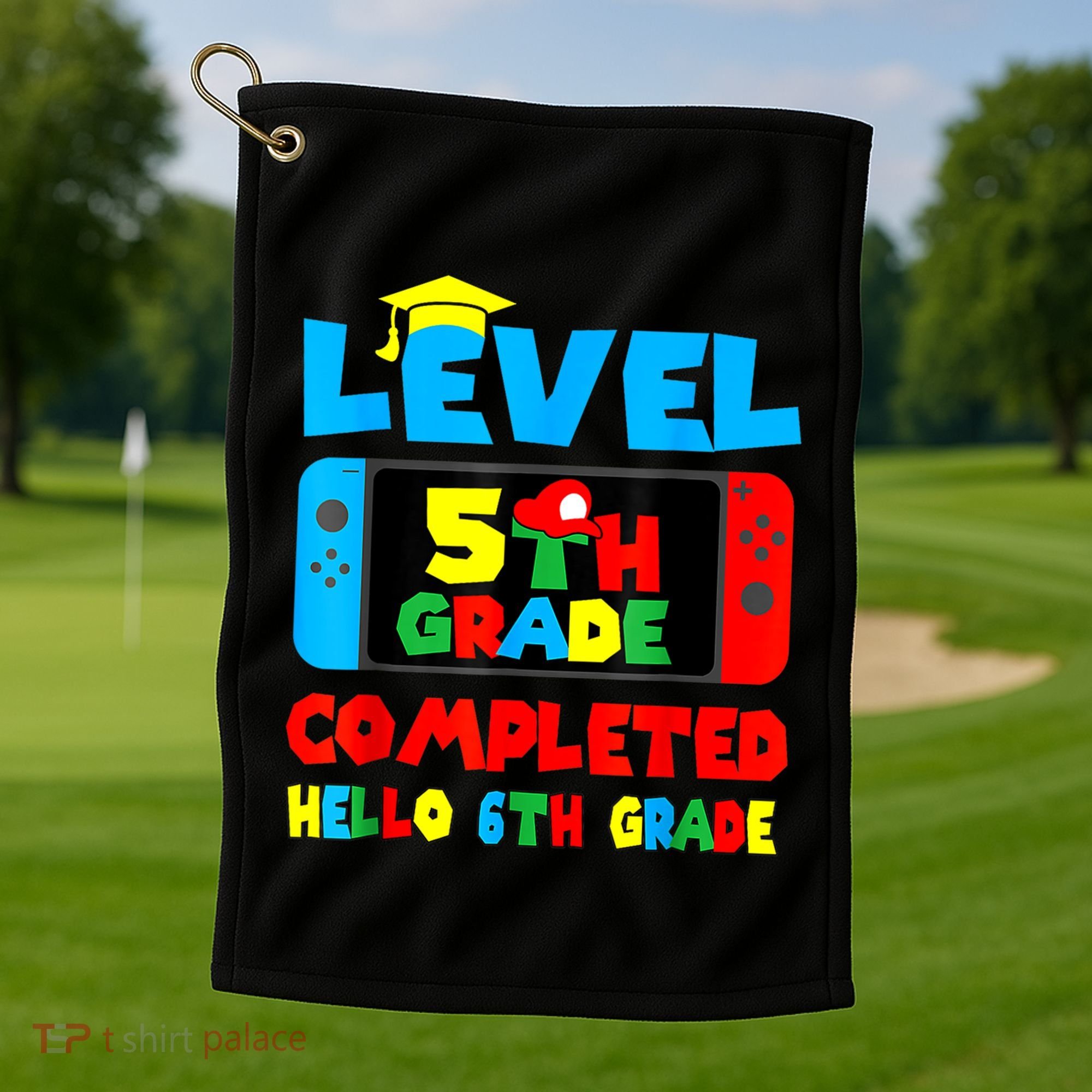 Icu Nurse Level 5th Grade Completed Hello 6th Grade Last Day Of School Gift Golf Towel