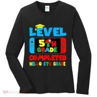 Icu Nurse Level 5th Grade Completed Hello 6th Grade Last Day Of School Gift Women's Long Sleeve Shirt thumb 0