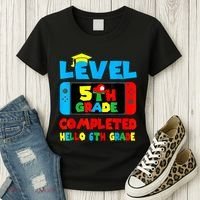 Icu Nurse Level 5th Grade Completed Hello 6th Grade Last Day Of School Gift Women's T-Shirt thumb 3
