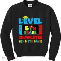 Icu Nurse Level 5th Grade Completed Hello 6th Grade Last Day Of School Gift Kids Sweatshirt thumb 0