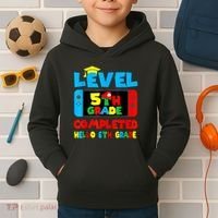 Icu Nurse Level 5th Grade Completed Hello 6th Grade Last Day Of School Gift Kids Hoodie thumb 2