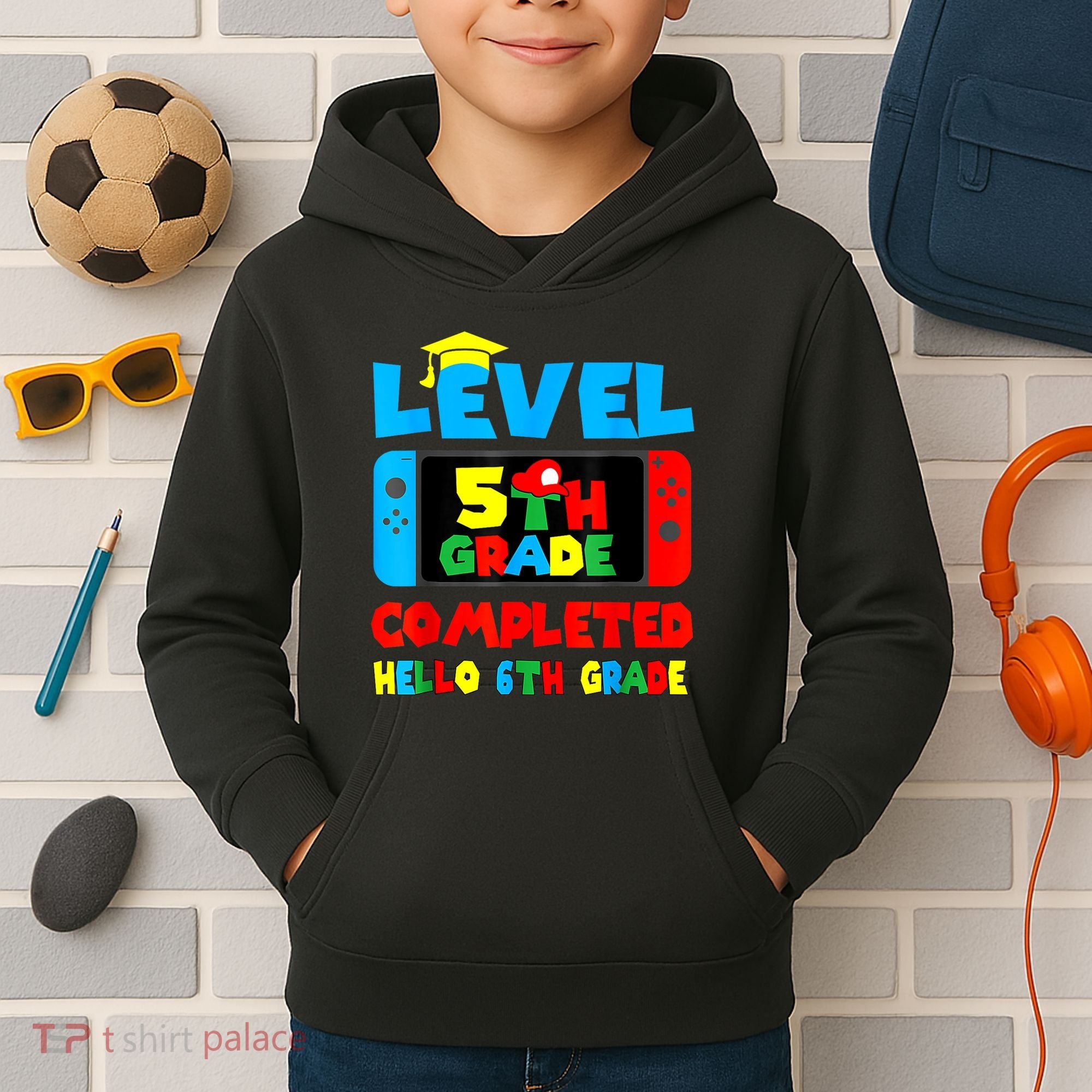 Icu Nurse Level 5th Grade Completed Hello 6th Grade Last Day Of School Gift Kids Hoodie