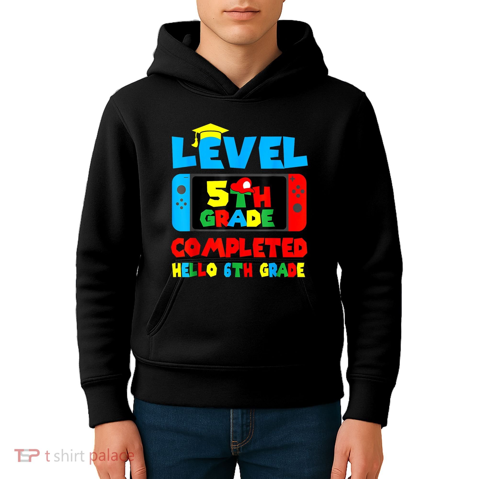 Icu Nurse Level 5th Grade Completed Hello 6th Grade Last Day Of School Gift Kids Hoodie