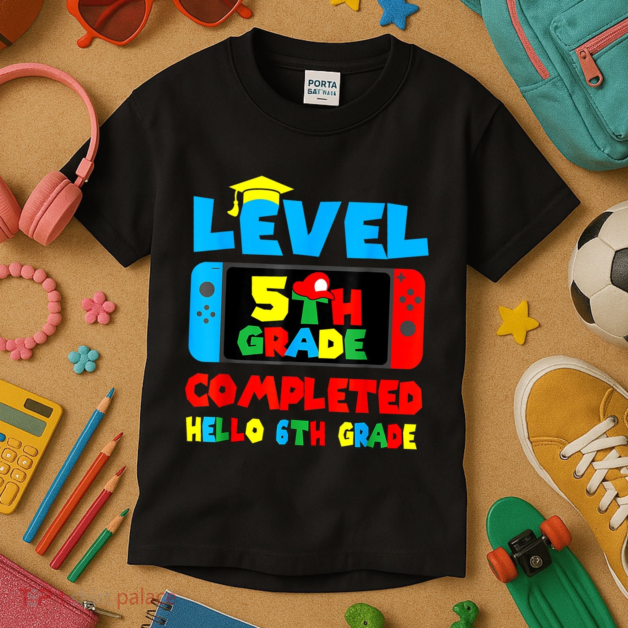 Icu Nurse Level 5th Grade Completed Hello 6th Grade Last Day Of School Gift Kids T-Shirt