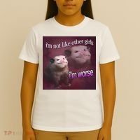 I_m Not Like Other Girls I_m Worse Opossum T-Shirt thumb 4