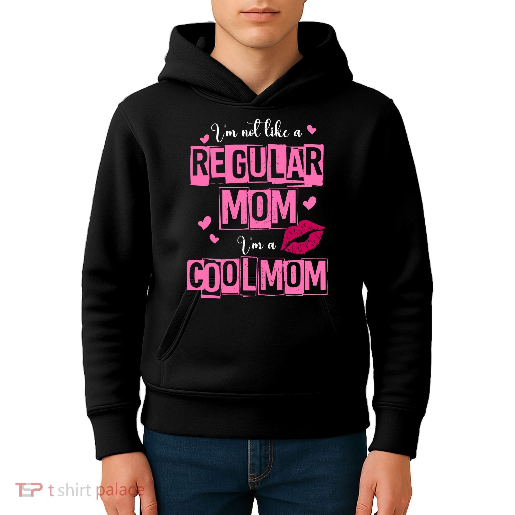 IM Not Like A Regular Mom Funny Mom Kids Hoodie