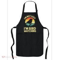 IM Not Lost IM Bird Wat Ching Bird Watcher Birder Apron thumb 0