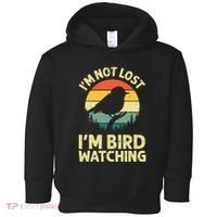 IM Not Lost IM Bird Wat Ching Bird Watcher Birder Toddler Hoodie thumb 0