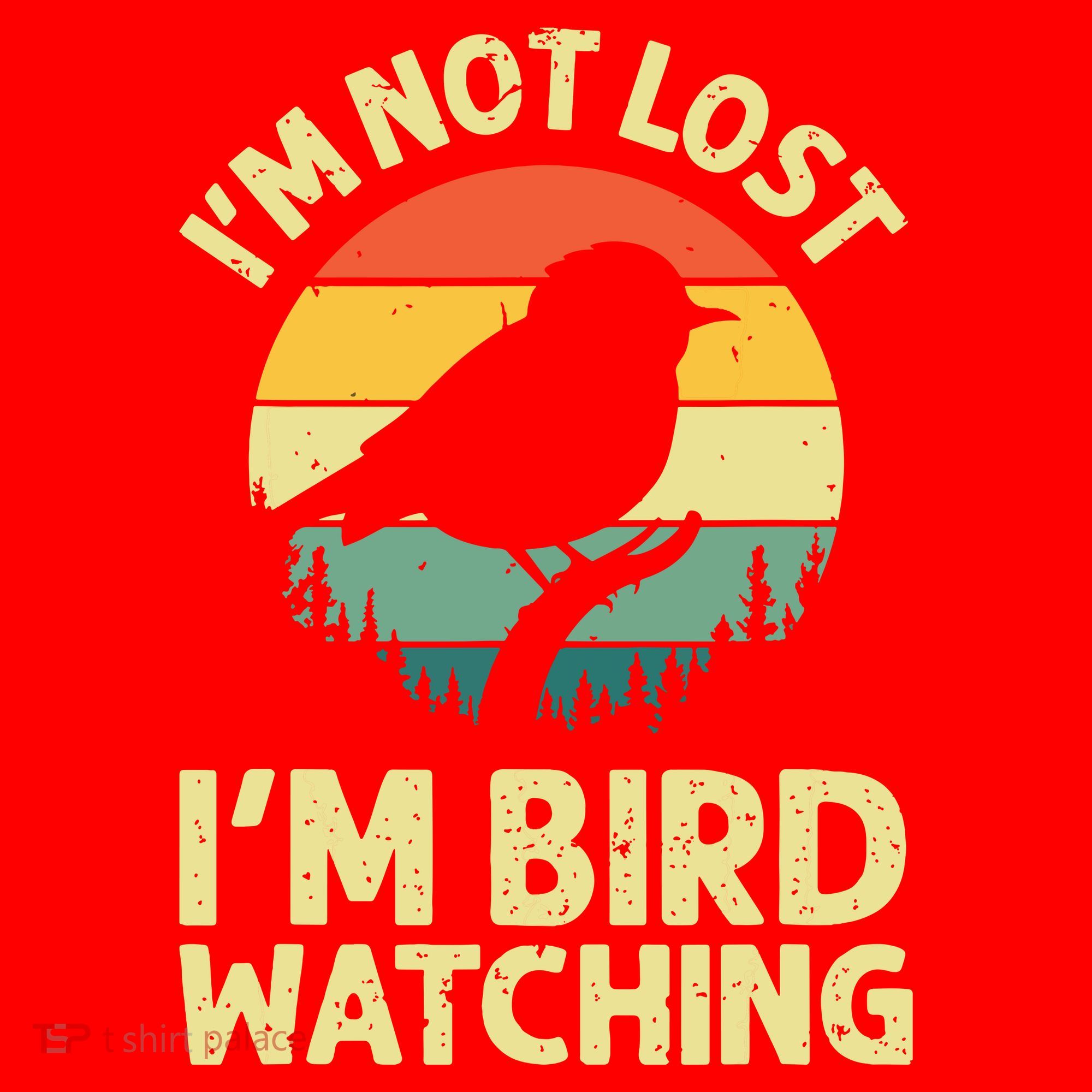 IM Not Lost IM Bird Wat Ching Bird Watcher Birder Santa Hat